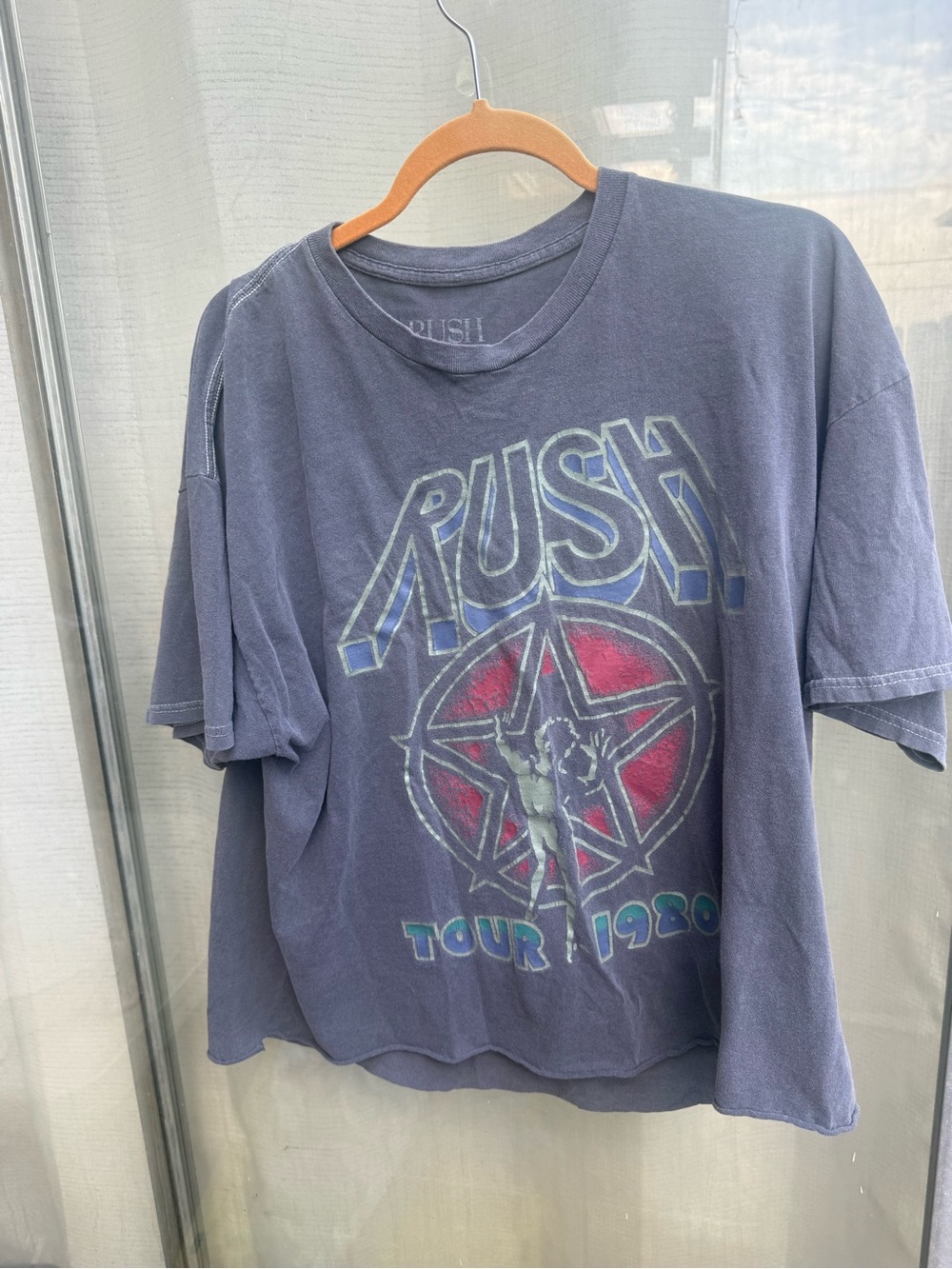 Vintage RUSH gray t shirt 2022